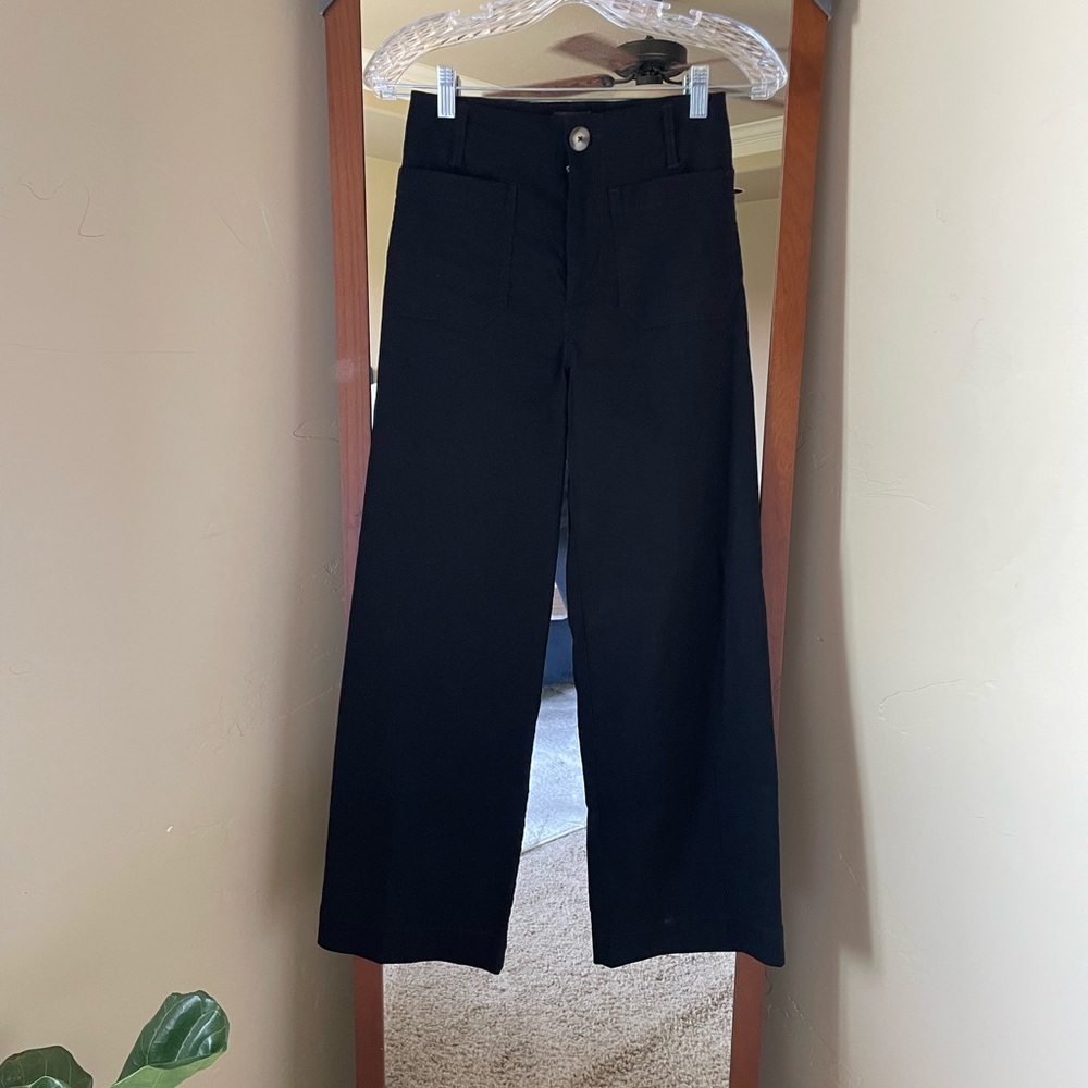 The Colette Wide Legged Crop by Maeve size 25p